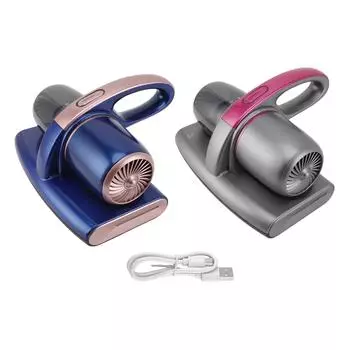 Пылесос для кровати 8000Pa, сильный всасывающий аккумулятор, 50 Вт, 12 В, УФ-пылесос для матрасов для подушек Couc