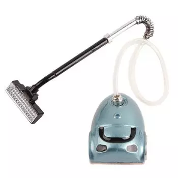 Пылесос для кукольного домика 1:12 масштабных ярких деталей добавляют атмосферу кукольному домику аксессуары для дома небесно-голубой