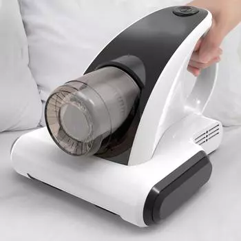 Пылесос для матраса, мощное всасывание, белый беспроводной инструмент для удаления клещей с подушек, простыней, матрасов