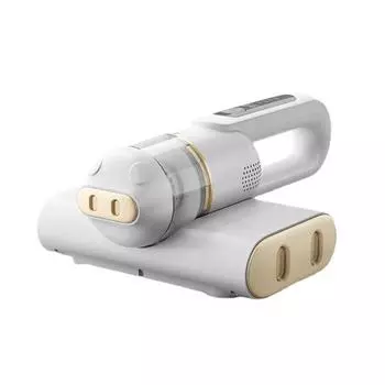 Пылесос для матрасов Ручной пылесос для кровати Беспроводной очиститель для удаления волос Для домашних животных Подушки для волос Простыни Матрасы Диваны Плюшевые игрушки белый