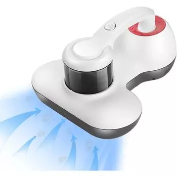 Пылесос для матрасов, УФ-очиститель кроватей, 12 кПа. Модернизированная портативная версия. Эффективно очищает кровати, подушки, тканевые диваны, ковры и другие тканевые поверхности.