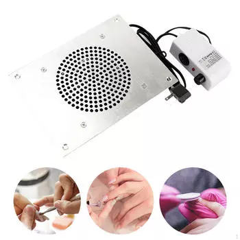 Пылесос для ногтей 4000 об/мин с 3 мешками для сбора акрила и геля для домашнего салона