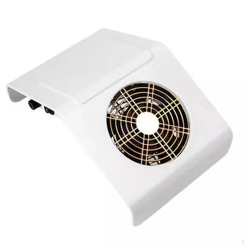 Пылесос для ногтей 40 Вт, сборщик для художественных салонов, белый белый