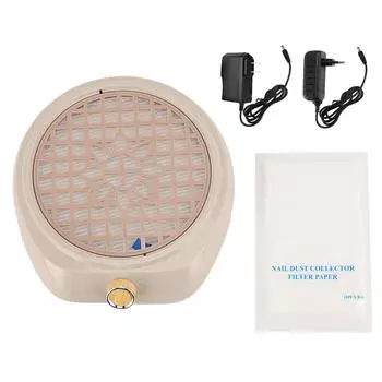 Пылесос для ногтей безщеточный турбо профессиональный регулируемый пылесос с сильным всасыванием EU Plug