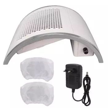 Пылесос для ногтей профессиональный салонный 4 вентилятора мощный пылесос для маникюрного мастера EU PLUG