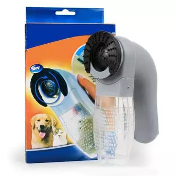 Пылесос для шерсти собак Портативный беспроводной электрический пылесос для уборки домашних животных Пылесос для уборки шерсти темно-серого