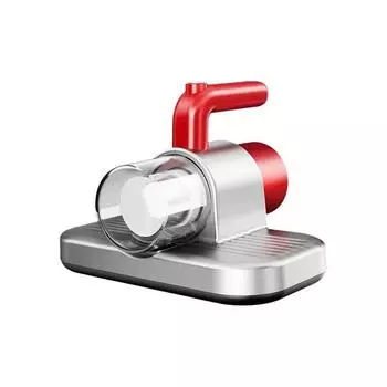 Пылесос для удаления клещей с двойным постукиванием, 20000PA, ручной пылесос для матраса, дивана-кровати, дома, с 5 фильтрами, 5-уровневая фильтрация красный