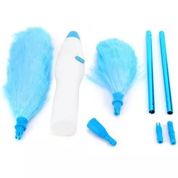 Пылесос Feather Duster вращающийся телескопический электрический инструмент для уборки пыли для домашнего использования с аккумулятором