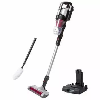 Пылесос Iris Ohyama беспроводной, ручной, циклонный, с легким электроприводом, максимальная продолжительность использования 50 минут, долговечная электростатическая швабра