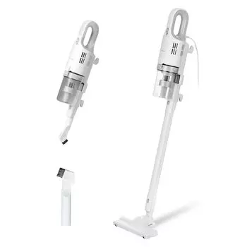 Пылесос Iris Ohyama, проводной, циклонный, легкий, двухсторонний, белый SCA-112-W