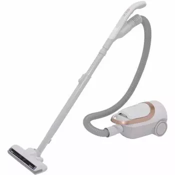 Пылесос Iris Ohyama с бумажной упаковкой, широкая турбинная головка, сверхлегкая насадка в комплекте, розовое золото IC-BTA4-P