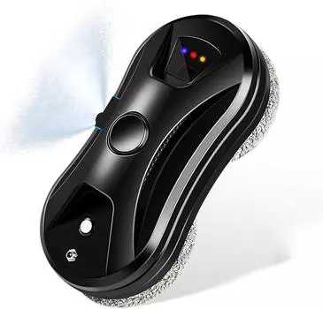 Пылесос новый робот для мытья окон, электрический стеклоочиститель, пульт дистанционного управления для дома European socket чёрный