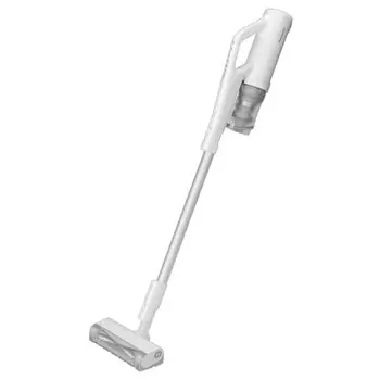 Пылесос Panasonic беспроводной легкий с ручкой Циклон Щетка-пылесос с защитой от спутывания, антибактериальный датчик очистки, белый MC-SB85K-W