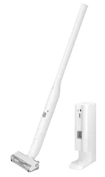 Пылесос Panasonic беспроводной, раздельного типа, с док-станцией Stick Clean Dock Nanoe X Brush, белый, без запутывания MC-NS10K-W