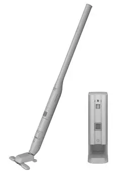 Пылесос Panasonic беспроводной, раздельный, с док-станцией Stick Clean, подвижная насадка, светло-серый MC-NS70F-H