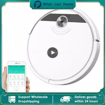Пылесос-робот-подметальщик с интеллектуальным пультом дистанционного управления, беспроводная машина для подметания и влажной уборки пола для домашних пылесосов