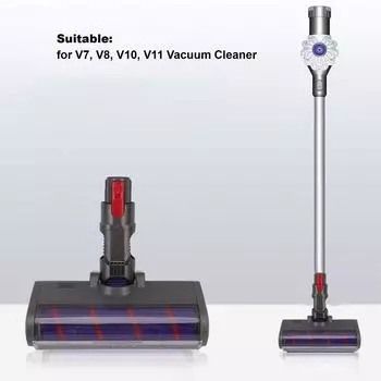 Пылесос с мягкой насадкой для чистки байкового ролика, сменная головка для очистки для V7 V8 V10 V11