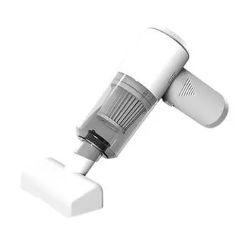 Пылесос с сильным всасыванием, беспроводной пылесос, ABS, мини-ручной автомобильный пылесос, семейный аксессуар белый