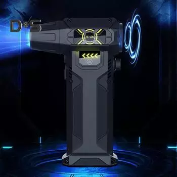 Пылесос со сжатым воздухом, бесщеточный двигатель 130000 об/мин, высокоскоростной перезаряжаемый беспроводной турбовентилятор, турбофен, инструмент для очистки B