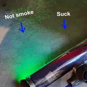 Пылесос, светильник для обнаружения пыли, домашняя собака, кошачья шерсть, микро-дисплей для пыли, светодиодная зеленая лампа, универсальная беспроводная вакуумная насадка, аксессуары A