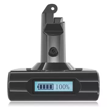 Пылесос V6, совместимый с DYSV6, 4000 мАч, дисплей, высокая емкость, увеличенное время работы. Пылесос Handy Cleaner V6, совместимый со всеми 21,6 В.