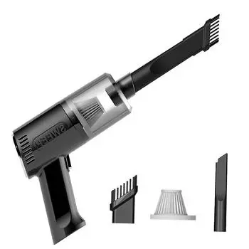 Пылесосы со сжатым воздухом и мини-пылесосы. Очистители клавиатуры. Распылители сжатого воздуха нового поколения. Портативные электрические баллончики с воздухом. чёрный