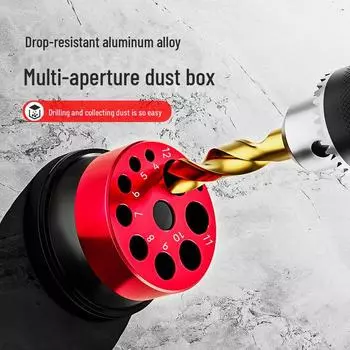 Пылеуловитель для электрической дрели для дома - компактная настенная насадка-пылесос