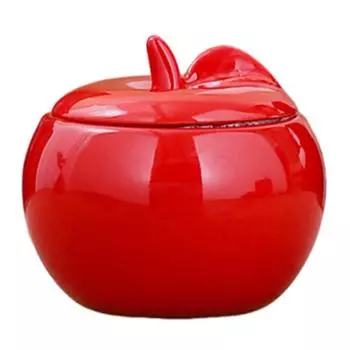 Пылезащитная банка для фруктового чая, имитирующая фрукты, влагостойкий резервуар для хранения кофейных зерен, сахарница, бар Red Fruit - Red Leaf