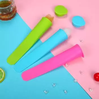 Пылезащитная цилиндрическая форма с крышкой, прочный детский летний силикон зелёный