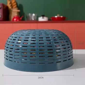 Пылезащитная крышка для еды, круглая сетчатая клетка, портативная крышка для овощей, домашняя кухня жёлтый