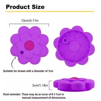 Пылезащитная крышка Leeseph для стакана Stanley Cup объемом 40 унций, силиконовые пылезащитные крышки для чашек, многоразовые пылезащитные крышки для кружек с защитой от проливания