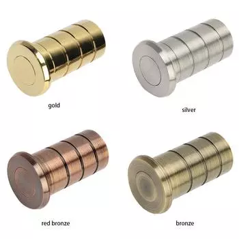 Пылезащитная розетка Медная пылезащитная розетка с отверстием 13 мм для пола Встроенная пружина Круглый дверной замок Аксессуары бронзовый