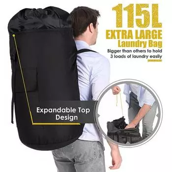 Пылезащитная упаковочная сумка с плечевыми ремнями, 4 кармана, очень большой, прочный, для общежития, для стирки, для путешествий, дома, для переезда, для хранения вещей синий