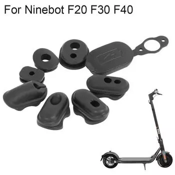 Пылезащитная заглушка для электросамоката Ninebot F20 F25 F30 F40, порт зарядки аккумулятора, герметичный порт тормоза, силиконовый чехол для карты