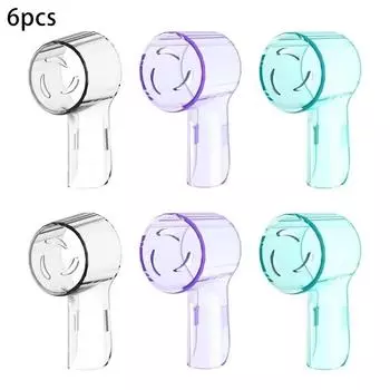 Пылезащитные колпачки для зубных щеток, совместимые с серией Braun Oral B IO Protector и сменными W5M3 mixed color-6pcs