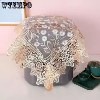 Пылезащитный чехол для аэрофритюрницы, полотенце, кружевная рисоварка, машина для приготовления хлеба, скороварка, тканевый чехол для выключателя стен 56*56cm белый