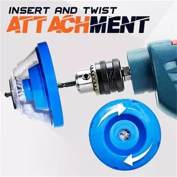 Пылезащитный чехол для электрической дрели, чаша для золы, ударный молоток, пылесборник, обязательный аксессуар для дома, многоразовый аксессуар для сверления оранжевый