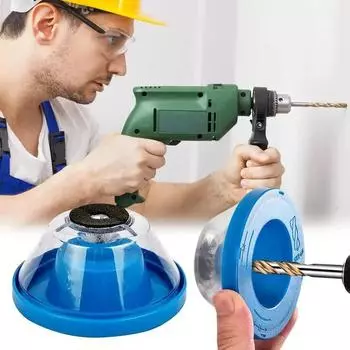 Пылезащитный чехол для электрической дрели, чаша для сбора золы, пылезащитный бытовой пылесборник, чаша для сбора золы, аксессуары для инструментов оранжевый