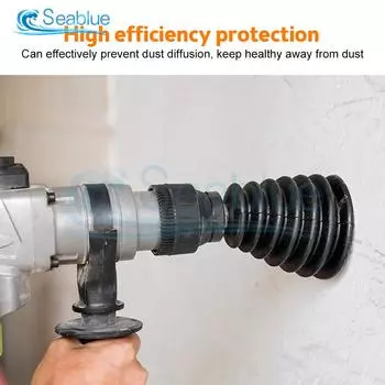 Пылезащитный чехол для электрической дрели, резиновый ударный молоток, пылеуловитель, пылезащитное устройство, аксессуары для электроинструментов с 4 резиновыми прокладками белый