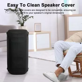 Пылезащитный чехол для динамика, высокая эластичность, износостойкий, индивидуальный дизайн, защитный чехол, пылезащитный чехол для JBL Partybox 100/110 чёрный