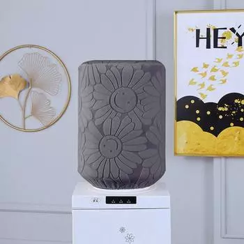 Пылезащитный чехол для диспенсера для воды, 5 галлонов, чехол для бутылки с водой, эластичный защитный чехол для кувшина для воды, костюм для дома 38x24cm темные хаки