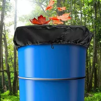 Пылезащитный чехол для химической бочки с регулируемой окружностью на шнурке, водонепроницаемый, устойчивый к царапинам, защищает от листьев и мусора
