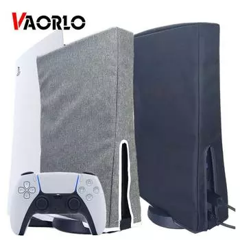 Пылезащитный чехол для игровой консоли для PlayStation 5, горизонтальный/вертикальный пылезащитный игровой чехол для PS5, защитный чехол для консоли
