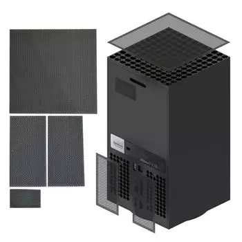 Пылезащитный чехол для игровой консоли Xbox Series Пылезащитный сетчатый чехол Фильтр вентилятора охлаждения B