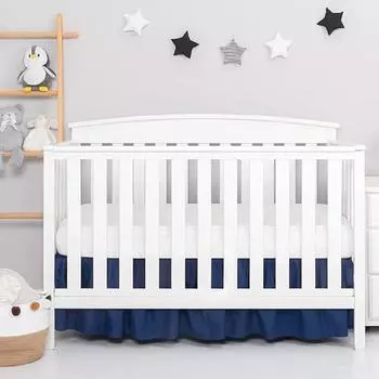 Пылезащитный чехол для кровати, простая установка, юбка для детской кроватки, мягкая эластичная юбка для постельного белья для детской кроватки для спальни