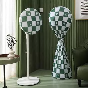 Пылезащитный чехол для напольного вентилятора. Моющийся и многоразовый. Длинный/короткий электрический вентилятор. Пылезащитный чехол. Влагостойкий пылезащитный. Мягкая пыль с принтом PEVA. Short