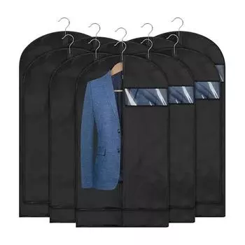 Пылезащитный чехол для одежды, водонепроницаемая одежда, пылезащитный чехол для пальто, костюма, платья, подвесные сумки для одежды, органайзер для шкафа