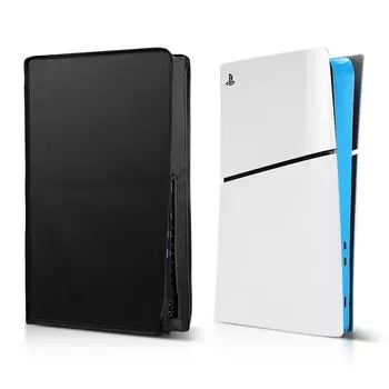 Пылезащитный чехол для PS5 Slim Disc и цифровой консоли, пыленепроницаемый водонепроницаемый корпус с защитой от царапин, аксессуары для PS5 Slim чёрный