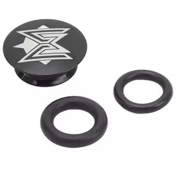 Пылезащитный чехол для шатуна из алюминиевого сплава, пылезащитный колпачок с резиновым кольцом для горного шоссейного велосипеда, черный