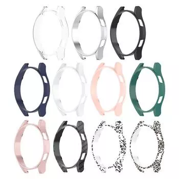 Пылезащитный чехол для смарт-часов PC Half Case для Samsung Galaxy Watch FE/4 40 мм Silvery